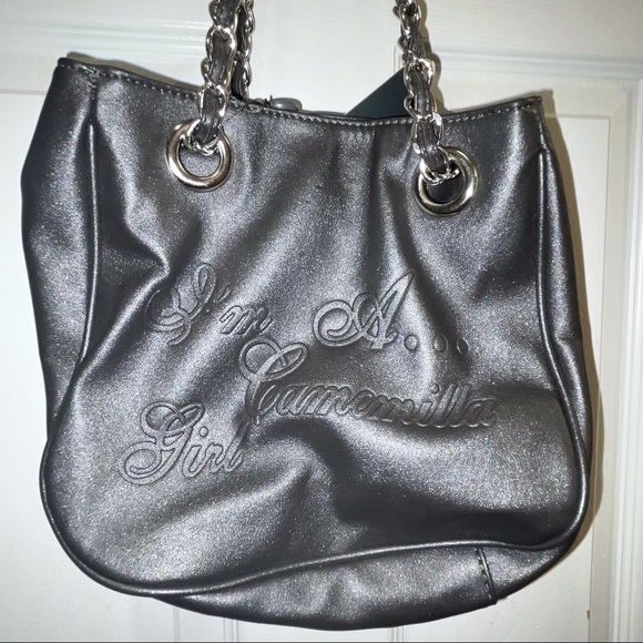 Grey Glittery Small Tote Bag Camomilla Italia - Picture 2 of 6